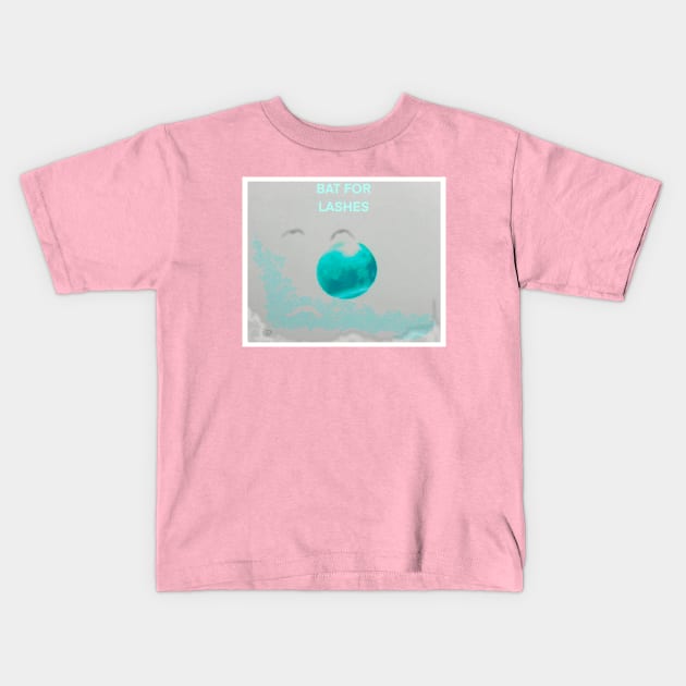 BAT FOR LASHES Kids T-Shirt by Noah Monroe